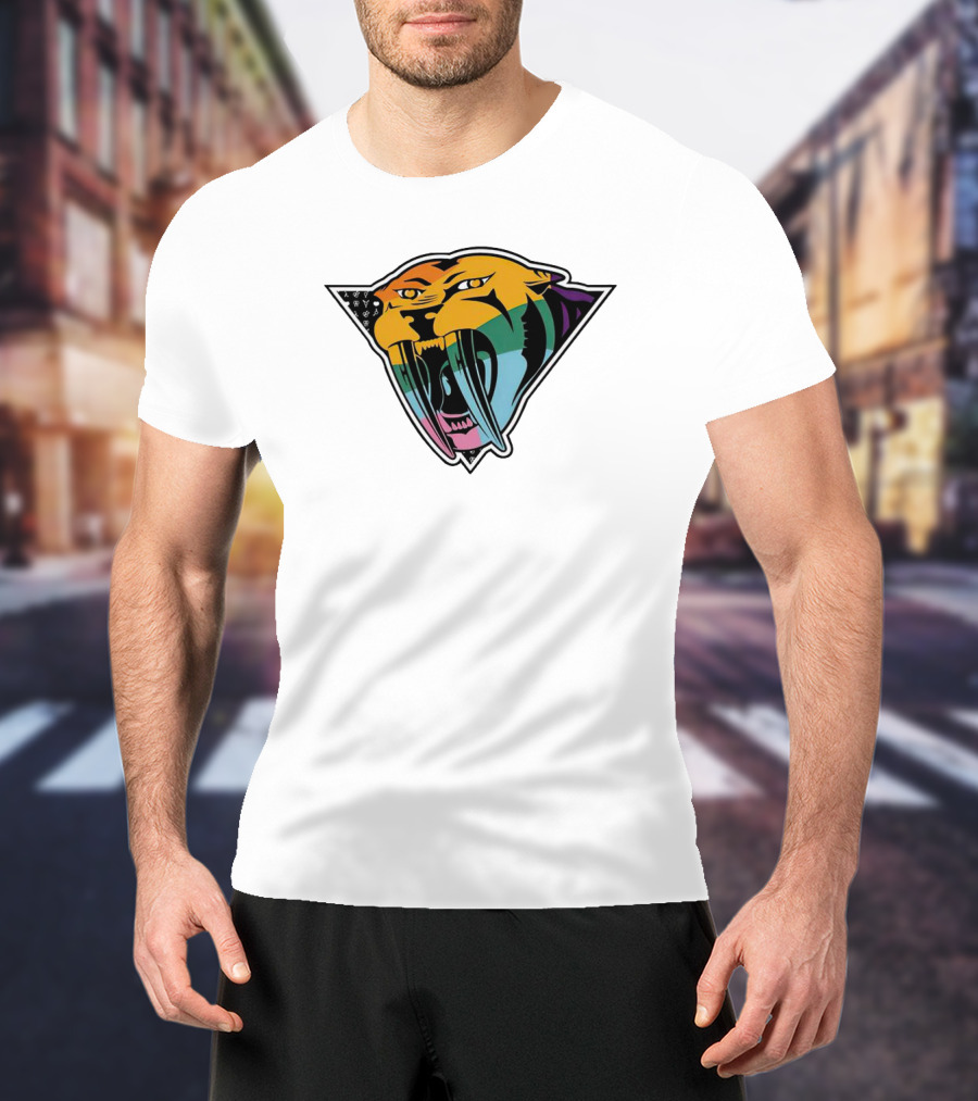 Nashville Predators Pride Rainbow T-Shirt