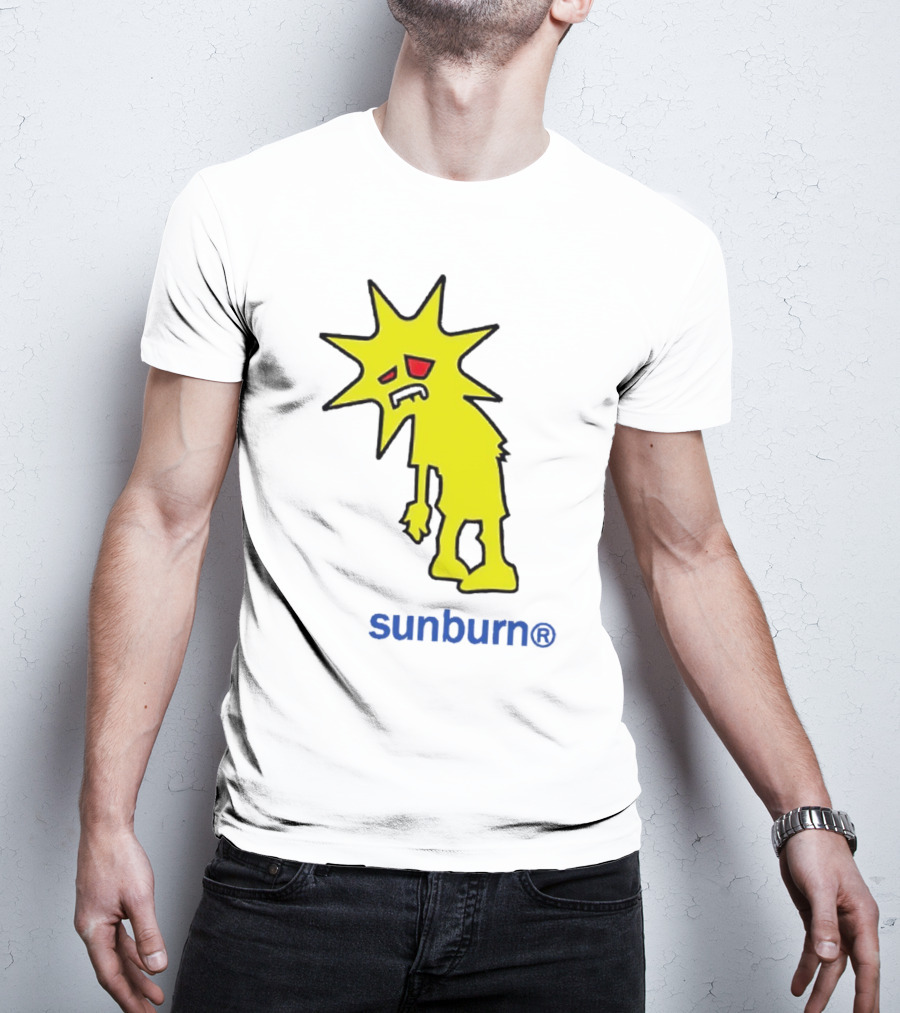 Dominic Fike Sunburn Yellow Sad Character T-Shirt