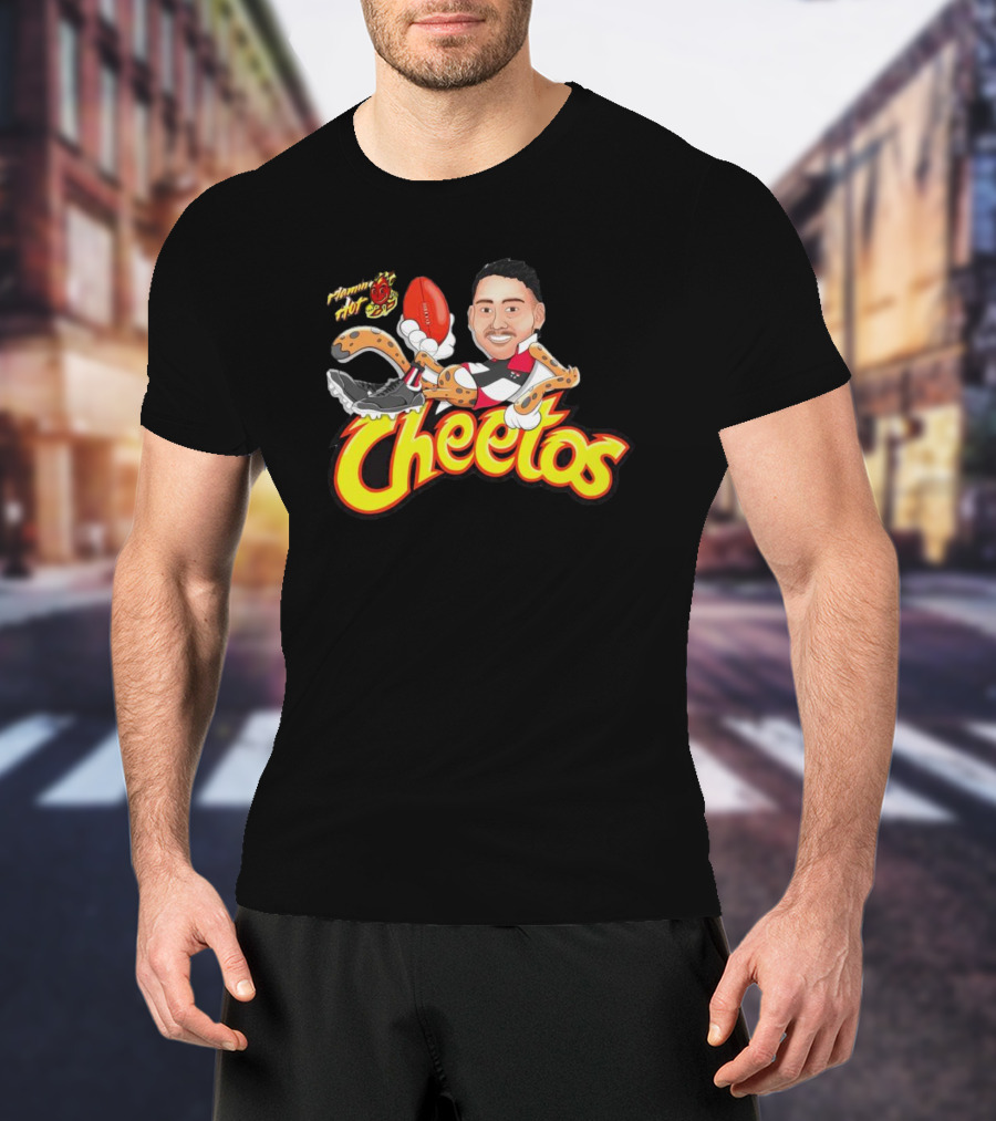 Flamin' Hot Cheetos Football Character Mashup T-Shirt