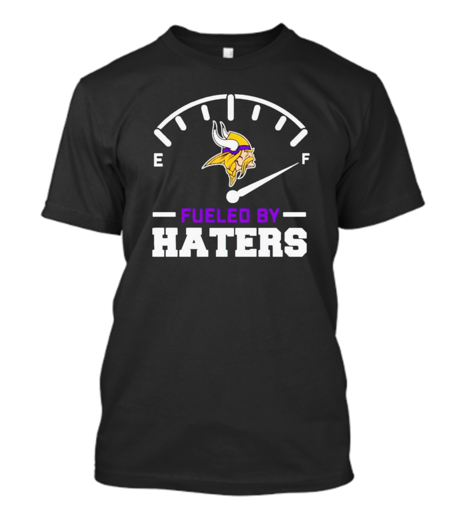 Fueled By Haters Viking Helmet Speedometer Full T-Shirt