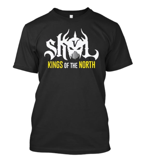 Skol Vikings Kings Of The North Mask T-Shirt