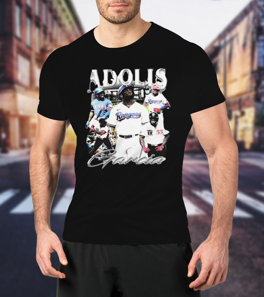 Adolis García Texas Rangers Collage T-Shirt