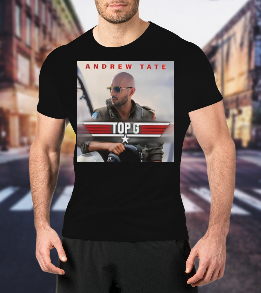 Andrew Tate Top G Pilot Aviator T-Shirt