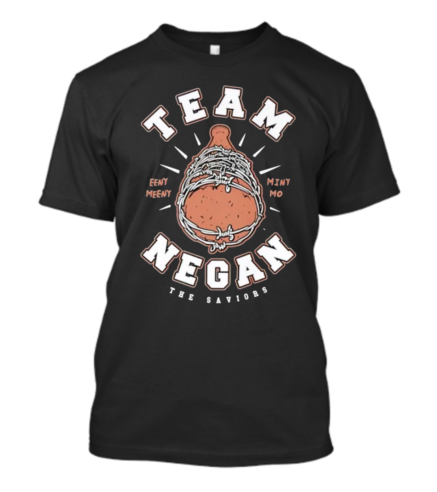 Team Negan The Saviors Eeny Meeny Miny Mo T-Shirt