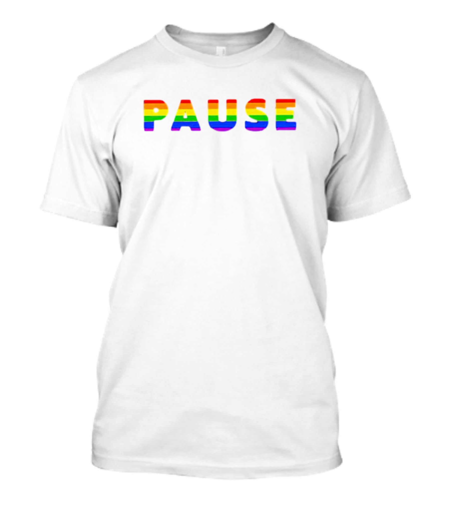 Pause Rainbow Pride T-Shirt