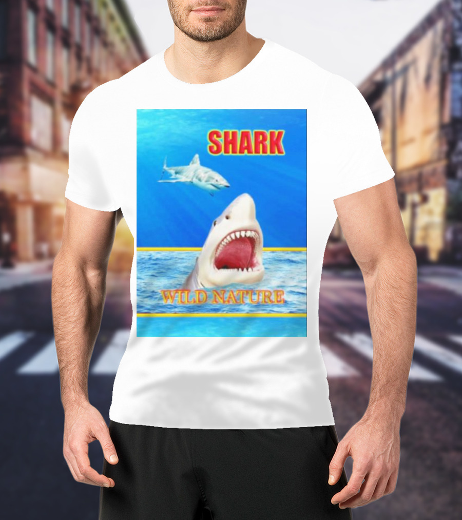 Shark Wild Nature Ocean Scene T-Shirt