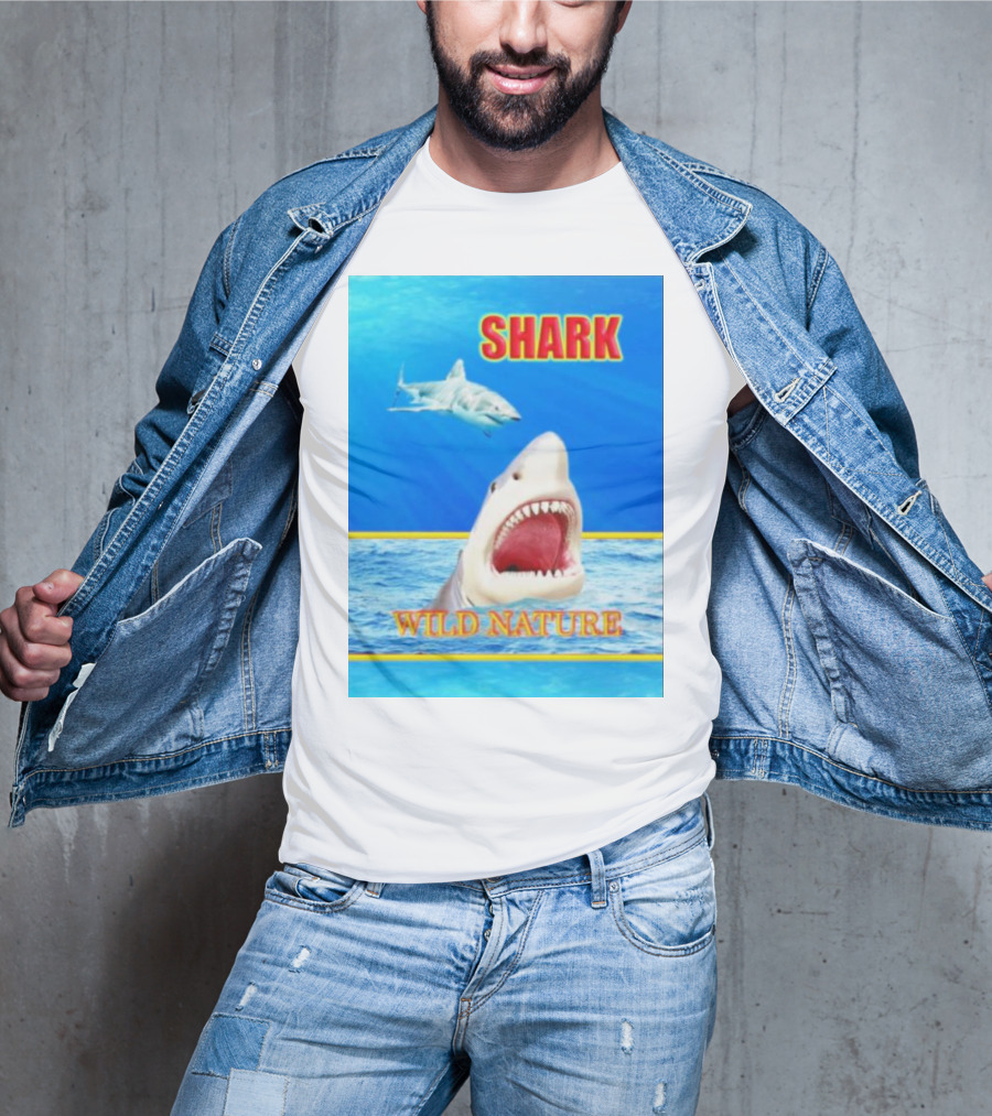 Shark Wild Nature Ocean Scene T-Shirt