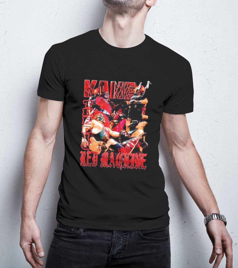 Kane The Big Red Machine Pro Wrestling Legends T-Shirt