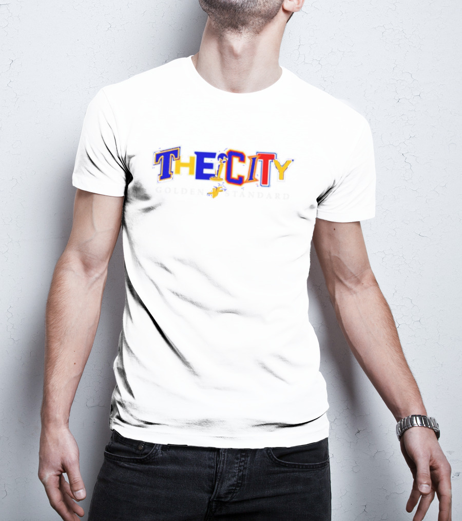 The City Golden Standard Mixed Font Basketball T-Shirt