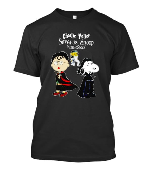 Charlie Potter Severus Snoop DumbleStock Wizard Characters Crossover T-Shirt