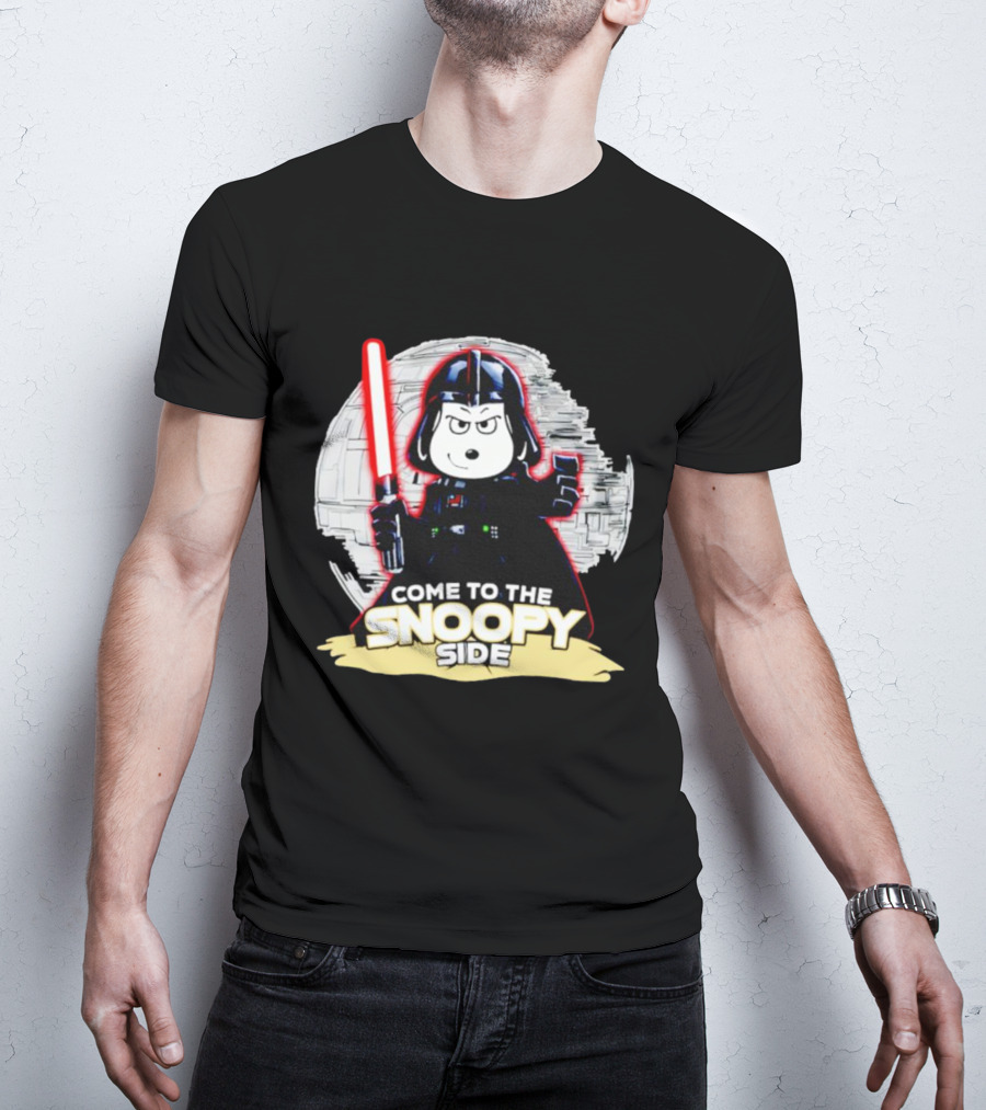 Come To The Snoopy Side Darth Vader Mashup T-Shirt