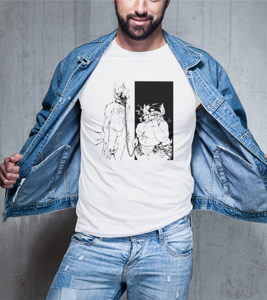 The Muzzle Furry Chain Anthro Duo T-Shirt