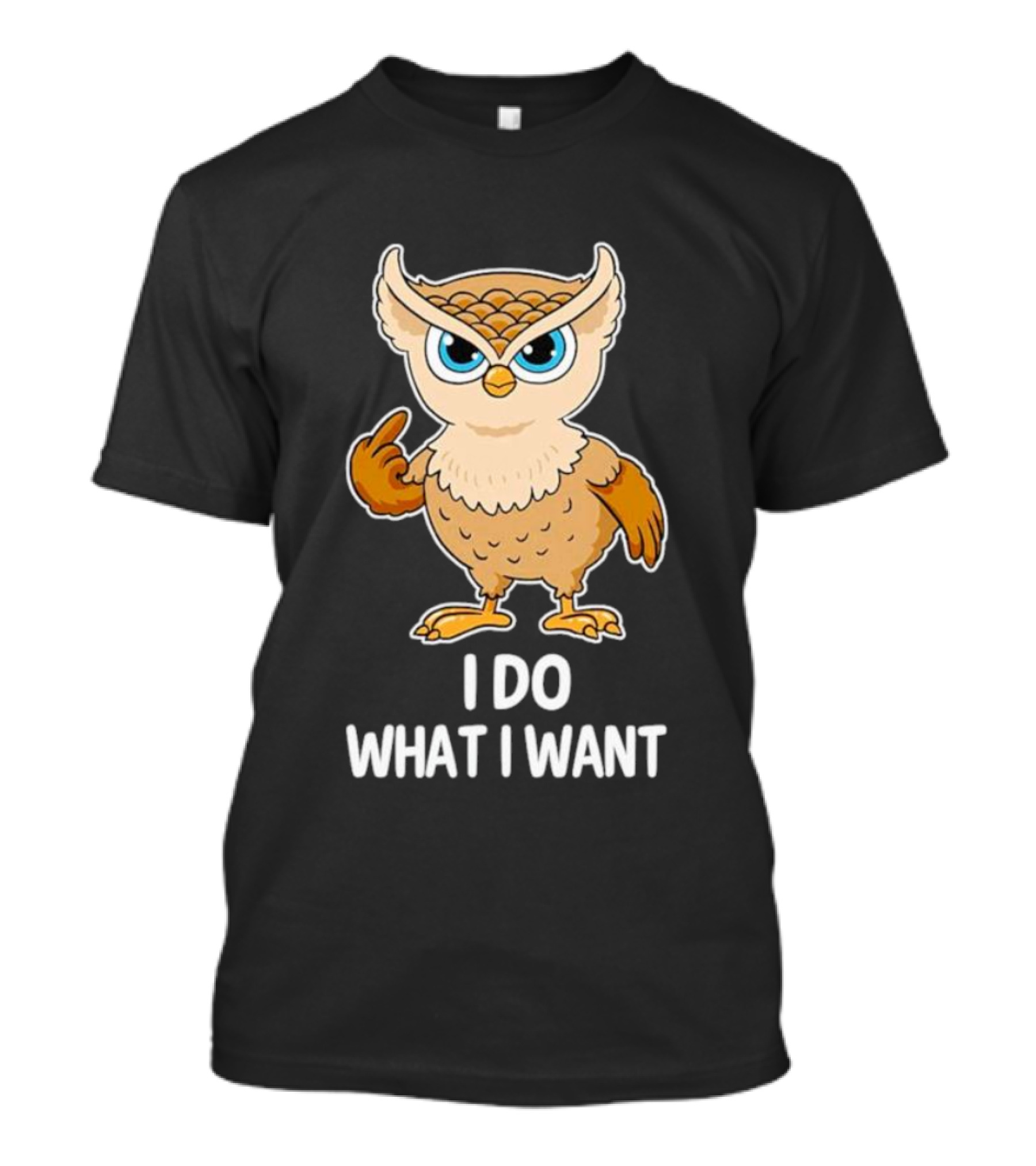 Owl I Do What I Want Sassy Attitude Bird T-Shirt