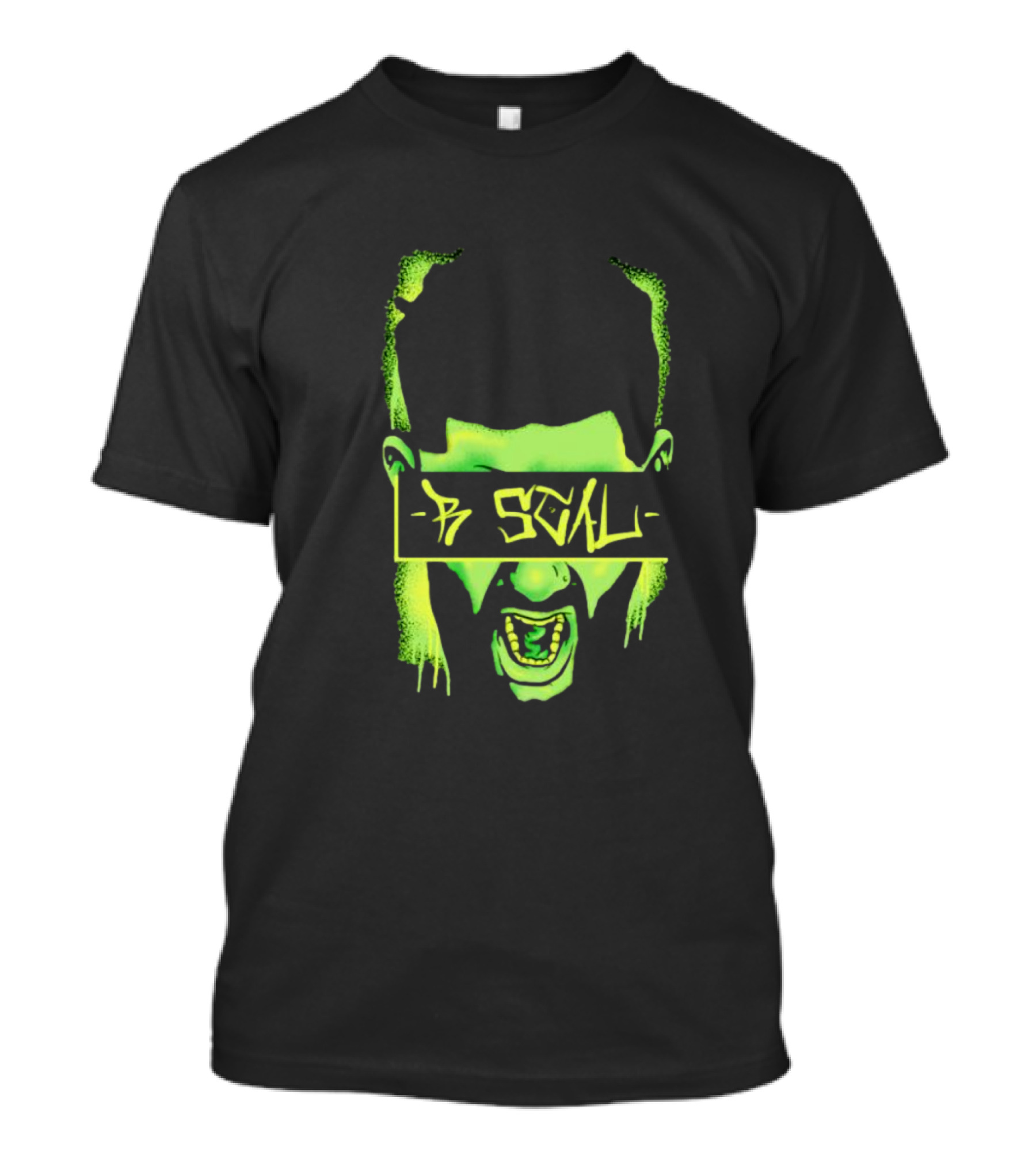 Trey Miguel Rascal Neon Face Scream T-Shirt