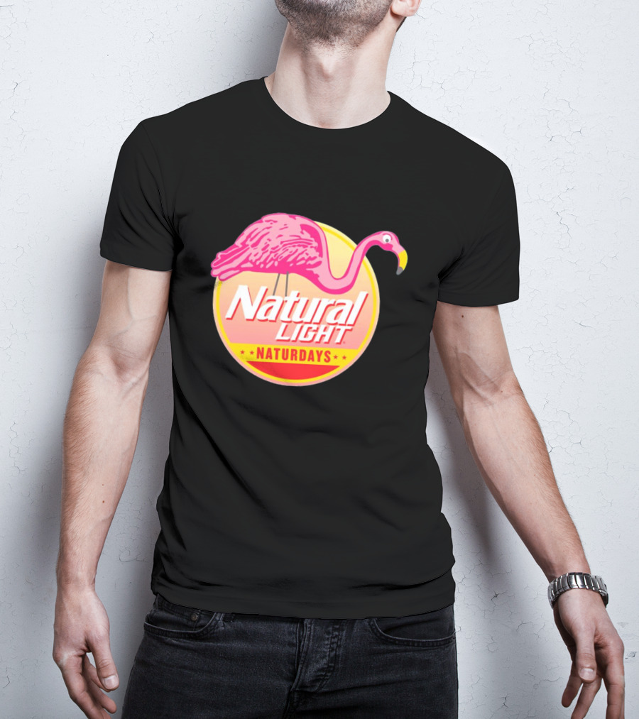 Natural Light Naturdays Flamingo T-Shirt