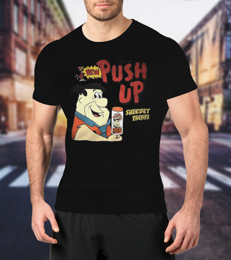 Fred Flintstone New Push Up Sherbet Treats T-Shirt