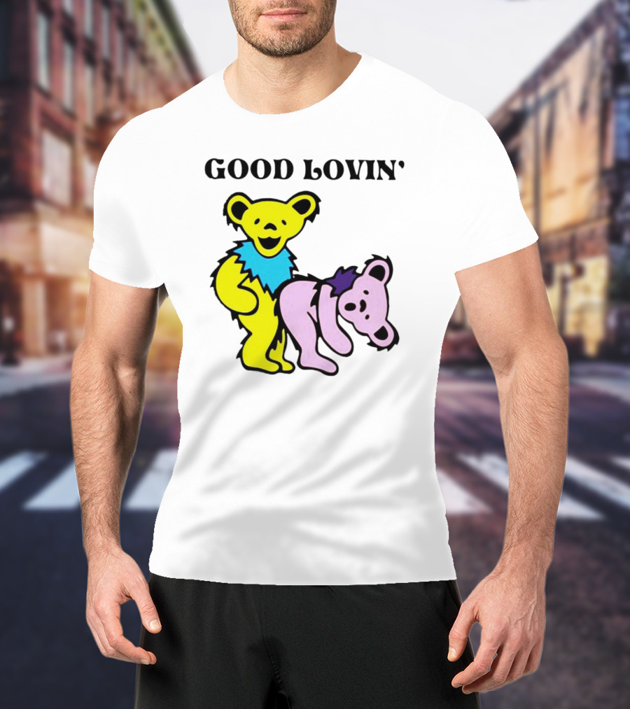 Grateful Dead Bears Good Lovin' Featuring Iconic Dancing Bears T-Shirt