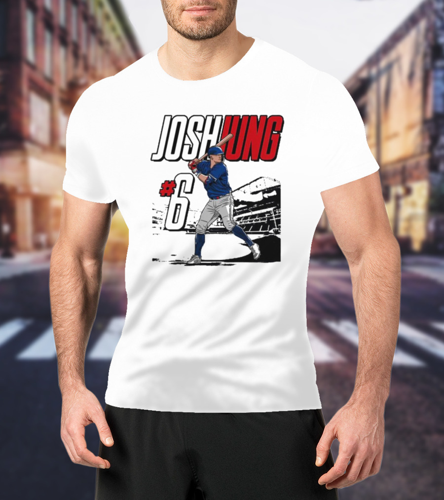 Josh Jung #6 Texas Baseball MVP Player T-Shirt