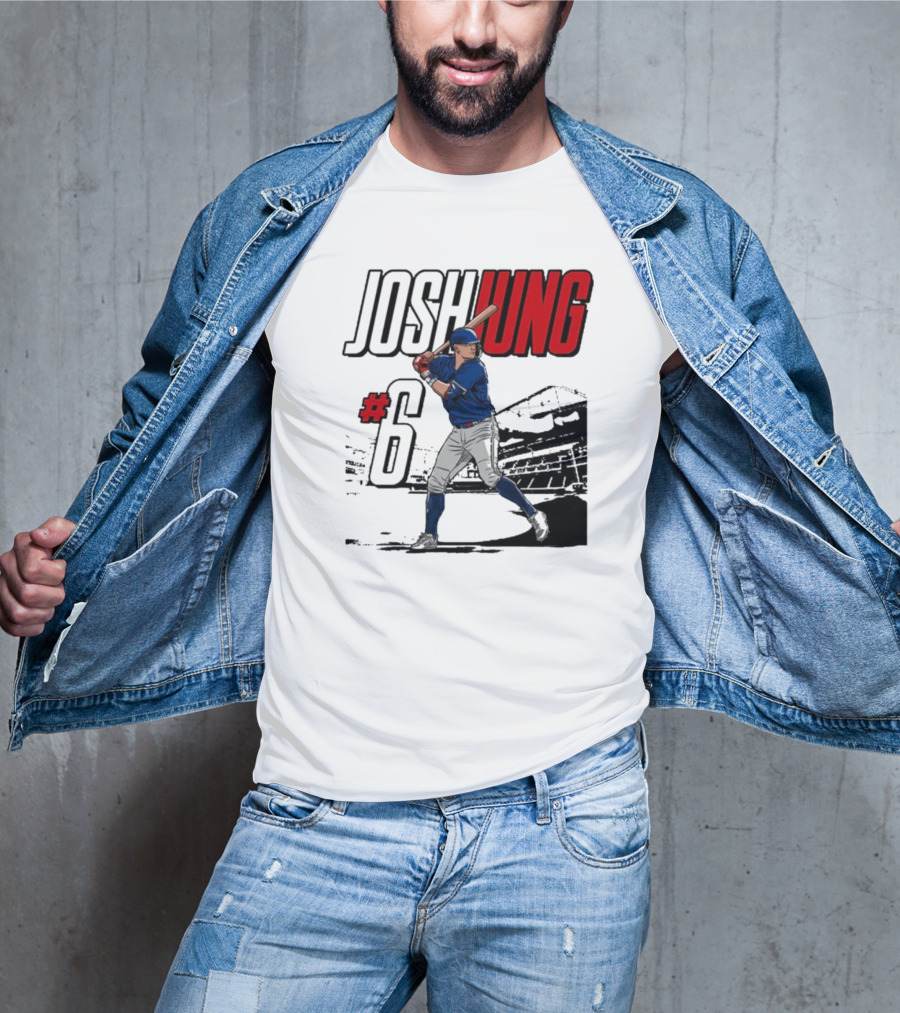 Josh Jung #6 Texas Baseball MVP Player T-Shirt