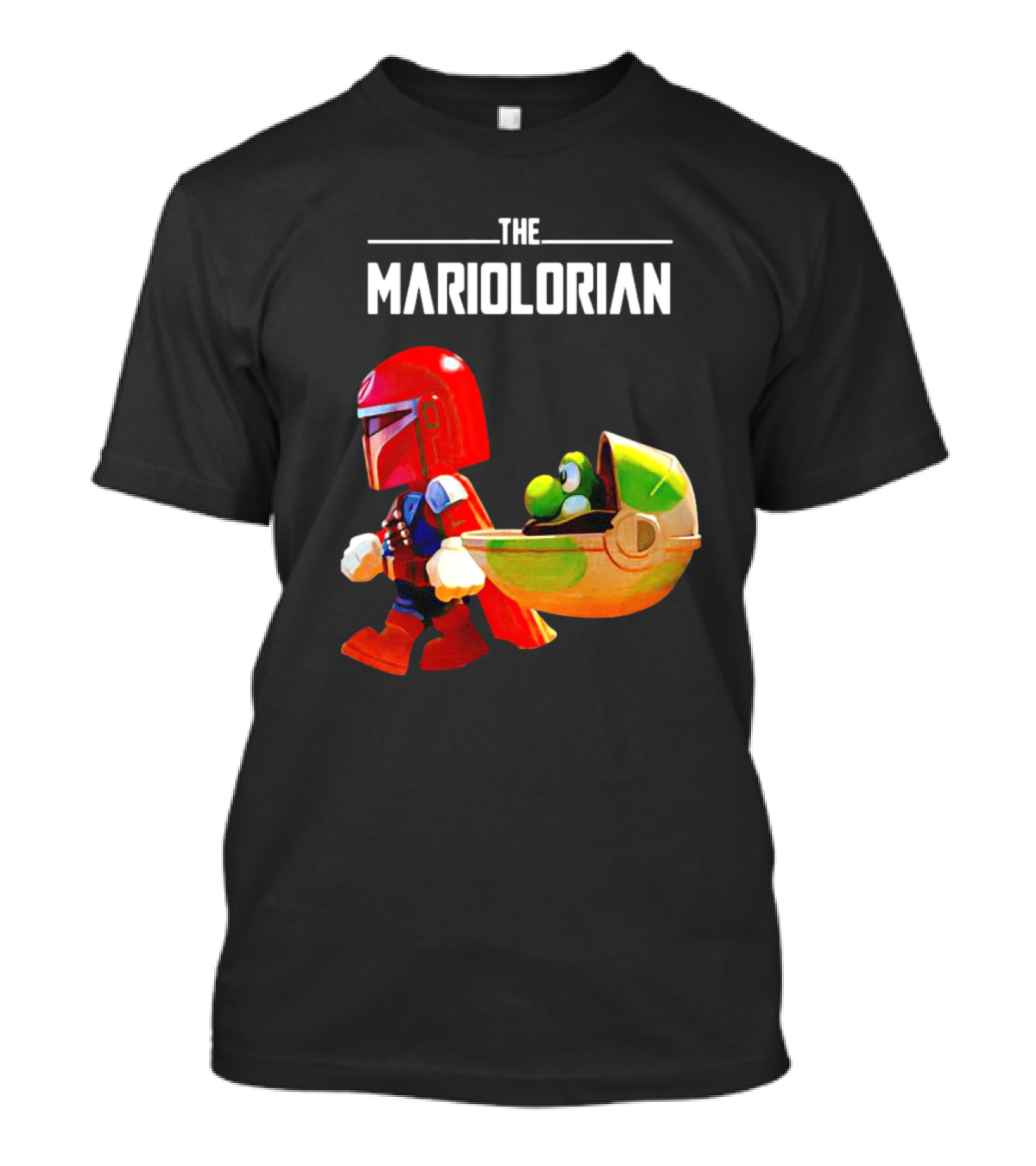 The Mandalorian And Super Mario The Mariolorian Yoshi T-Shirt
