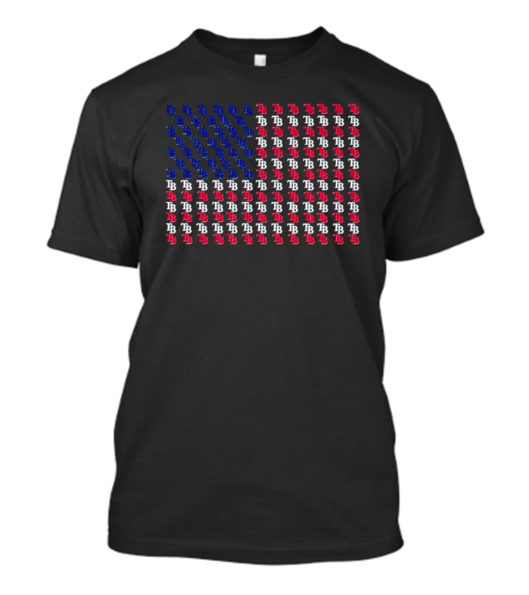 Us Flag Tampa Bay Rays T-Shirt