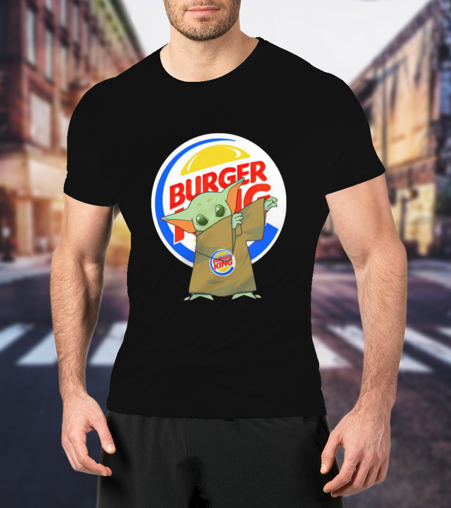 Baby Yoda Holding Burger King T-Shirt