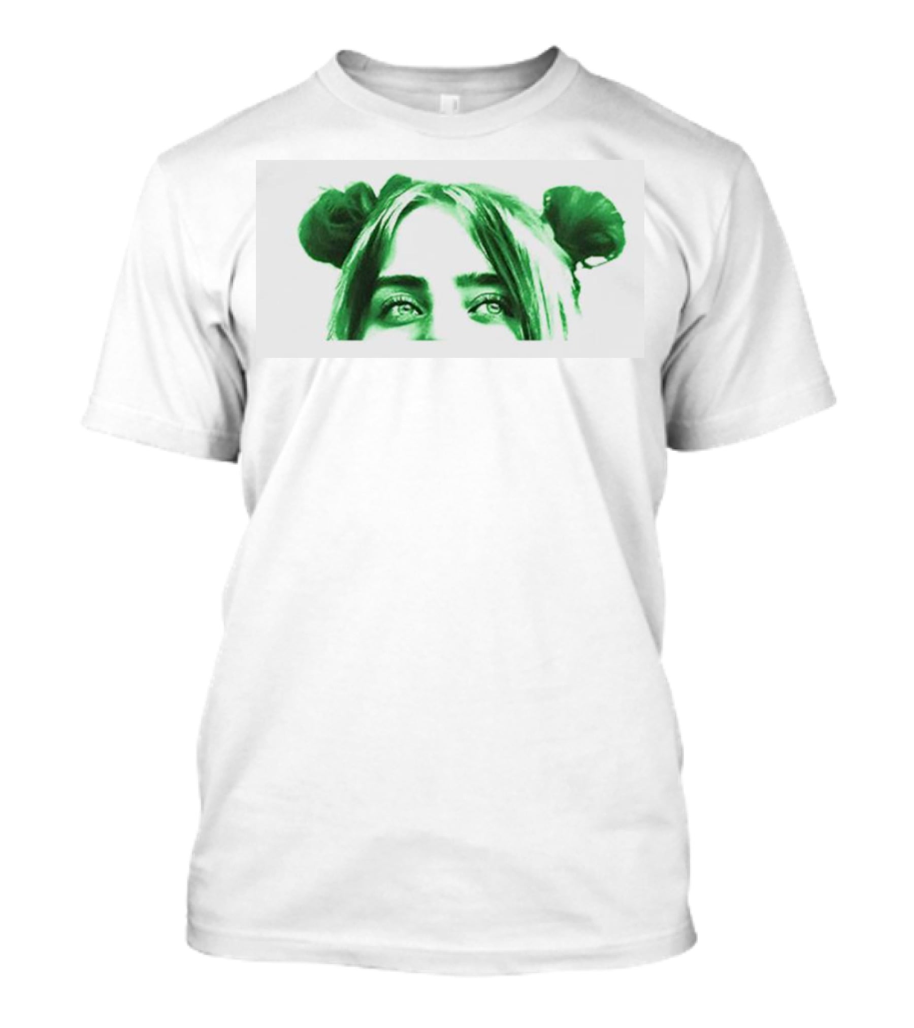 Billie Eilish E Girl To Icon Green Hair T-Shirt