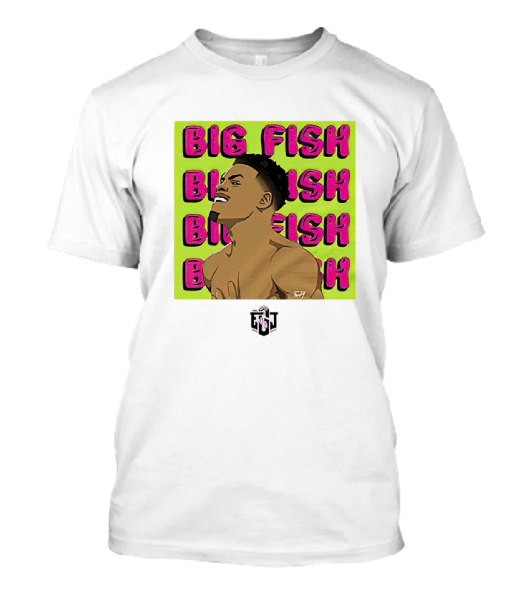 Errol Spence Jr Big Fish Repeating Text T-Shirt