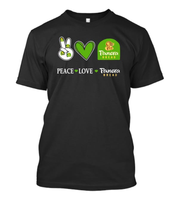 Peace Love Panera Bread Heart T-Shirt