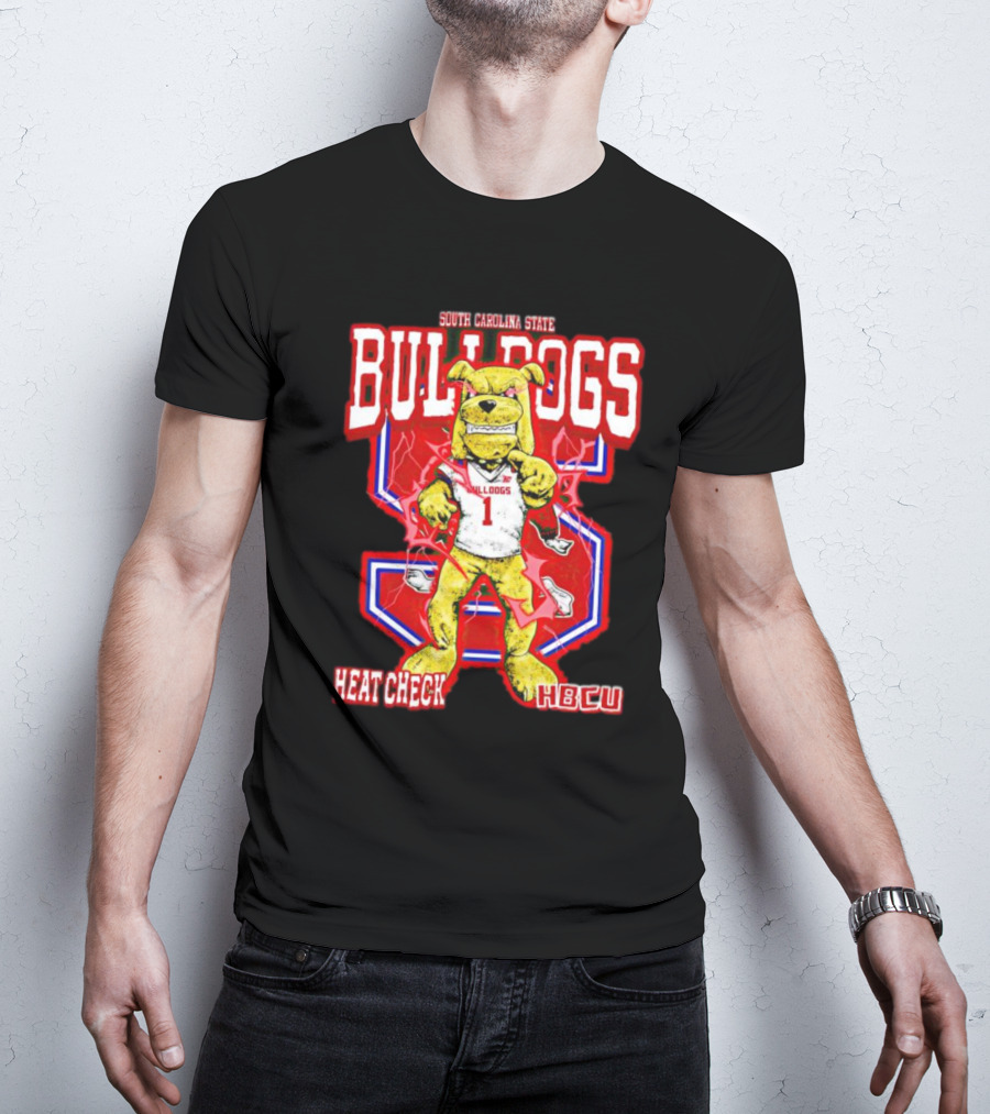 South Carolina State Bulldogs Heat Check HBCU Sports Mascot T-Shirt