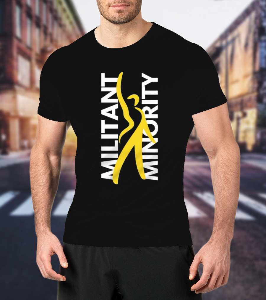 Militant Minority Yellow Figure T-Shirt