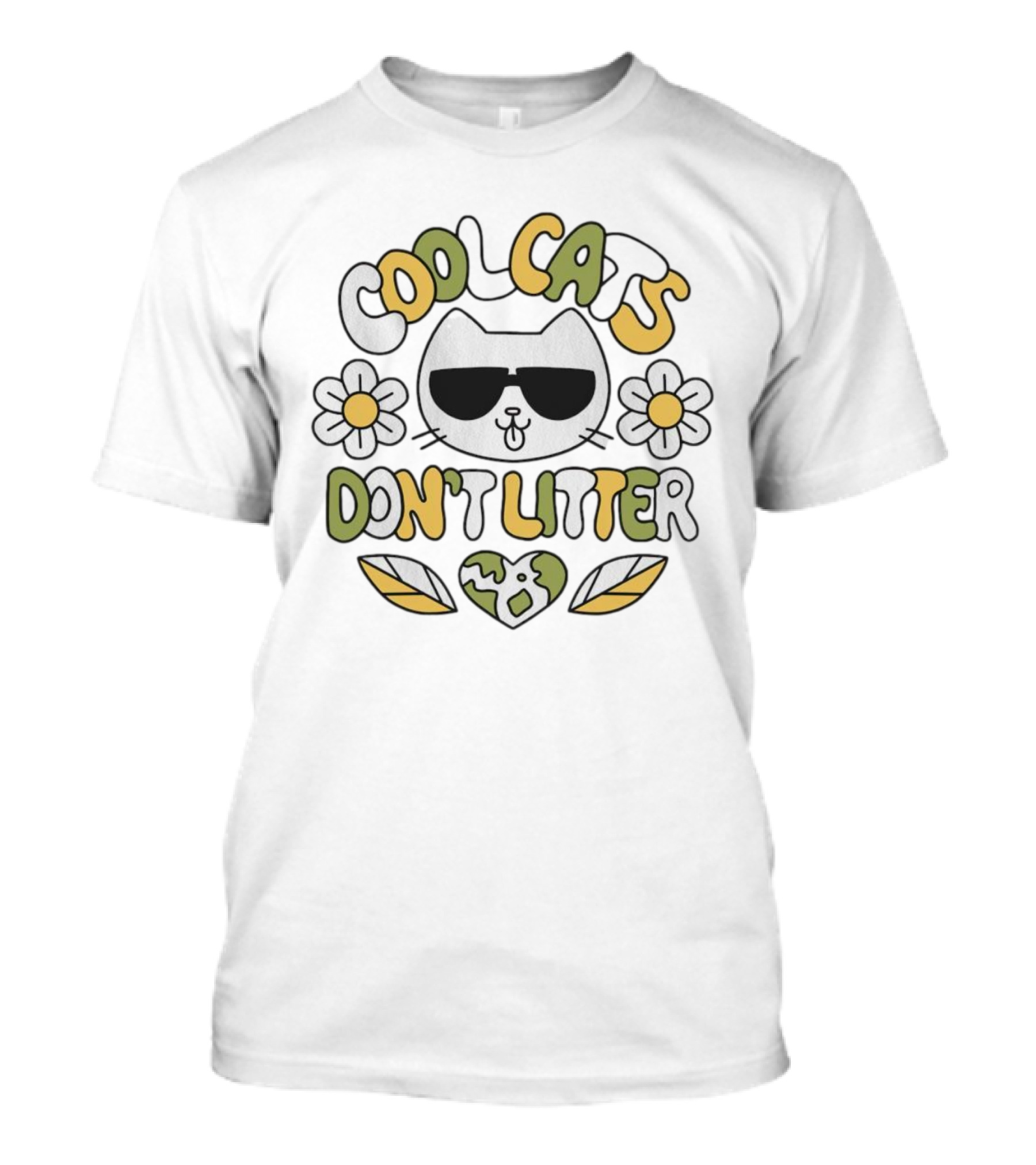 Cool Cats Don't Litter T-Shirt