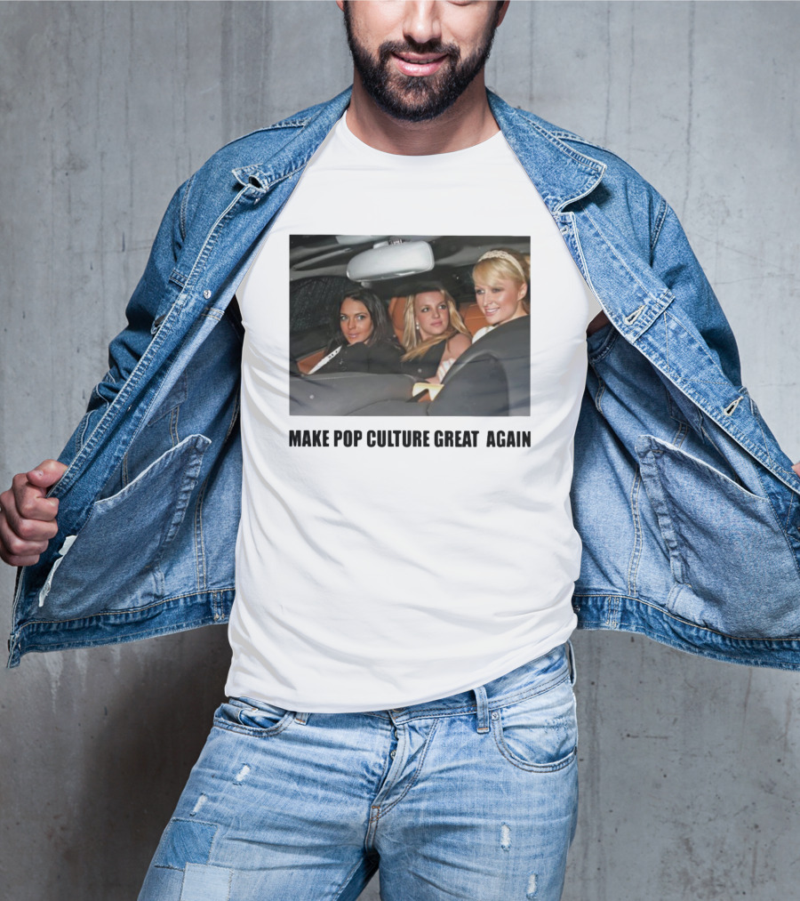 Make Pop Culture Great Again Celebrity Car Moment T-Shirt