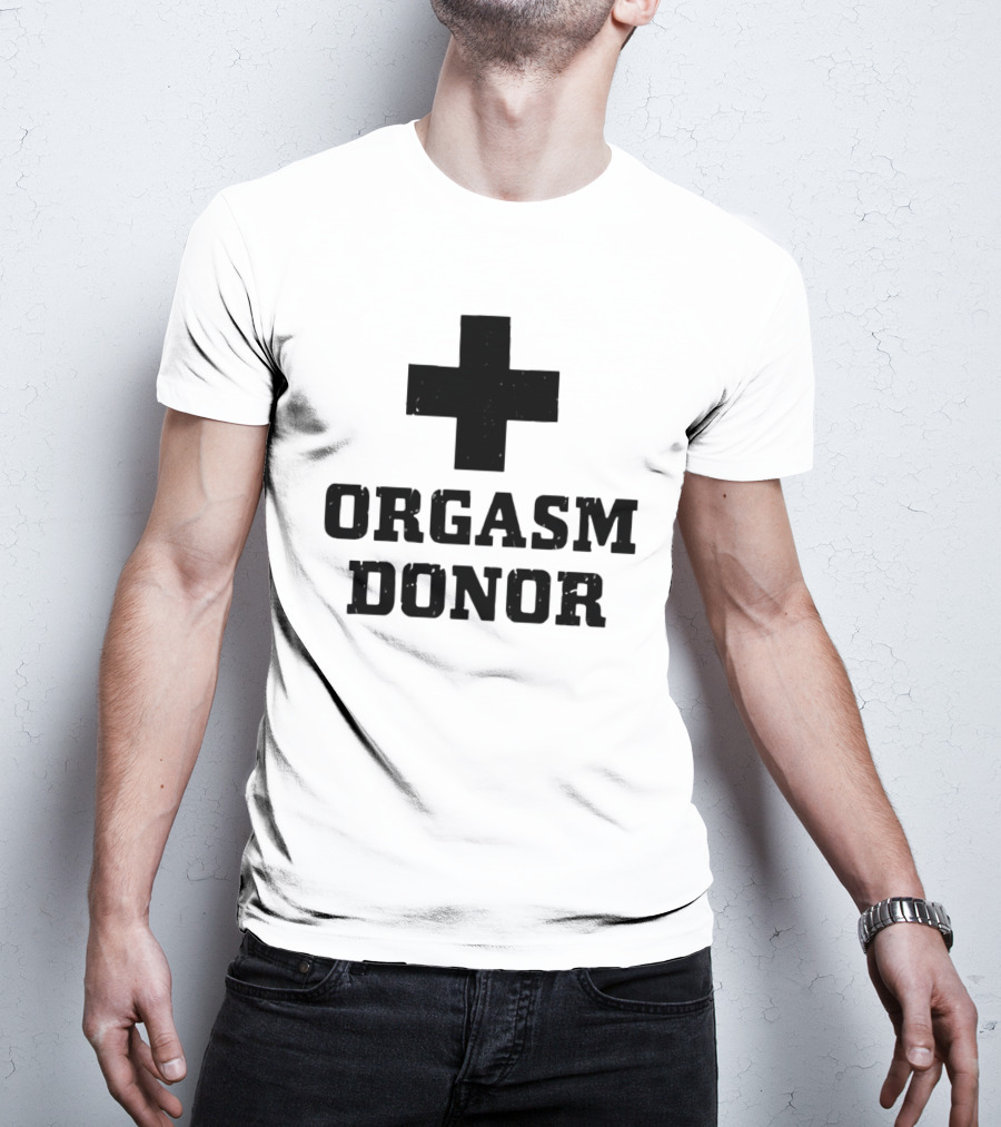 Grailz Orgasm Donor Cross T-Shirt