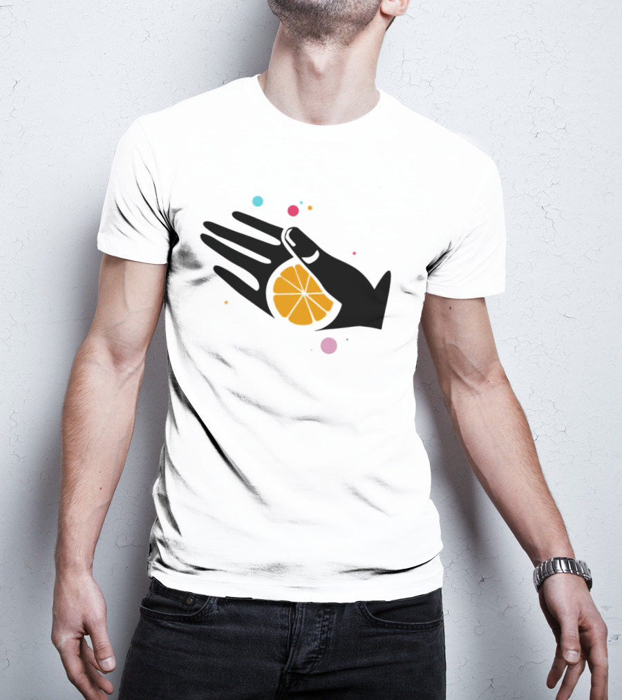 Tequila With Lemon Boom Boom Hand And Citrus Slice Burst T-Shirt