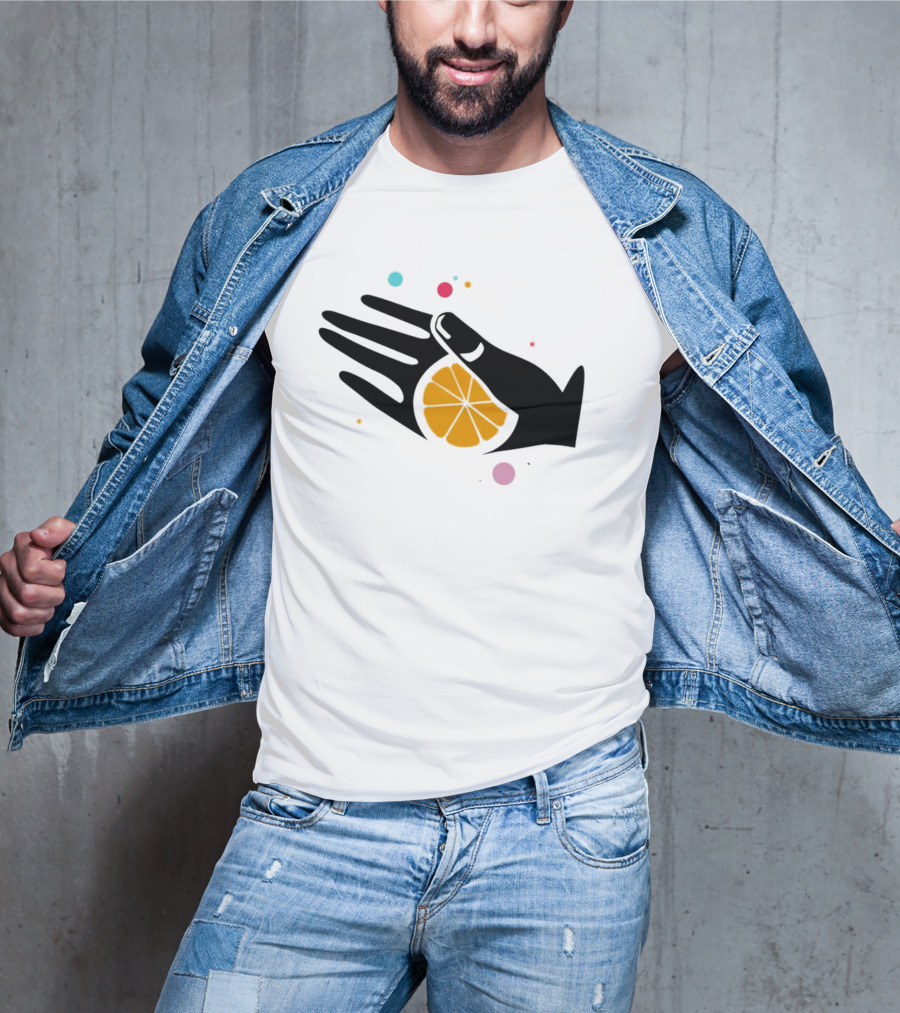 Tequila With Lemon Boom Boom Hand And Citrus Slice Burst T-Shirt