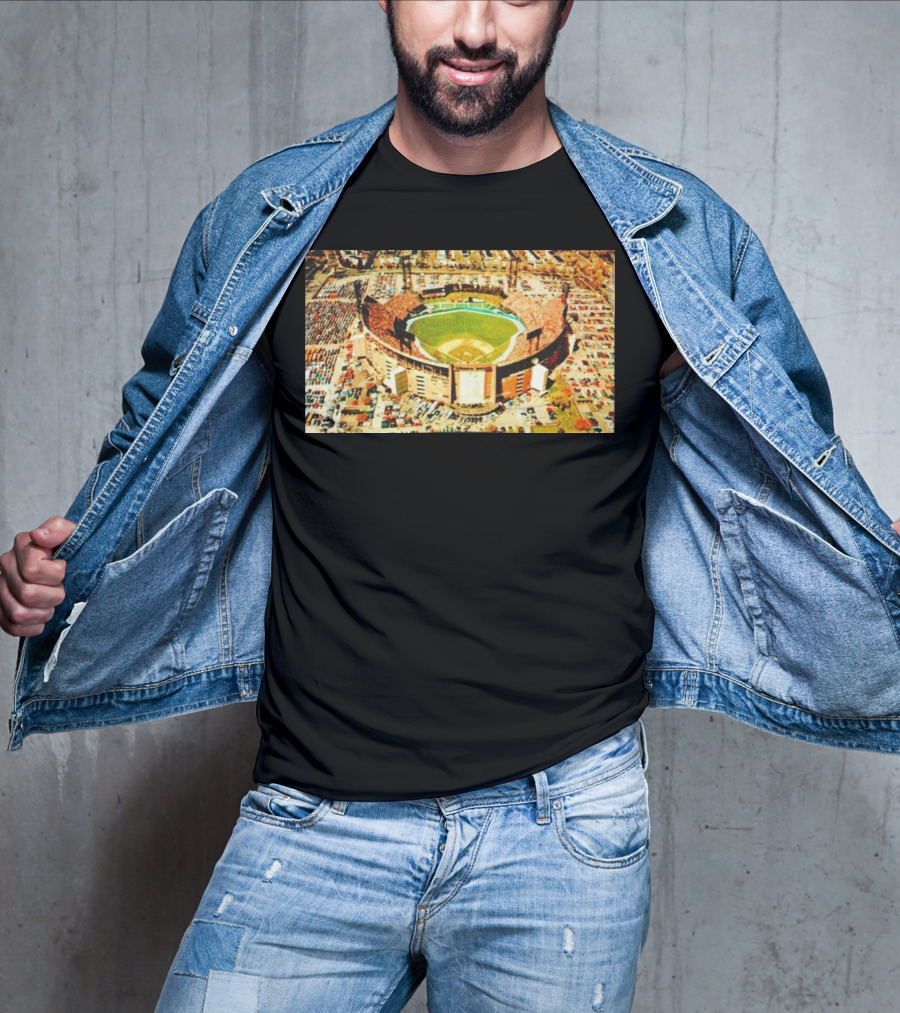 Baltimore Orioles Memorial Stadium Aerial View T-Shirt