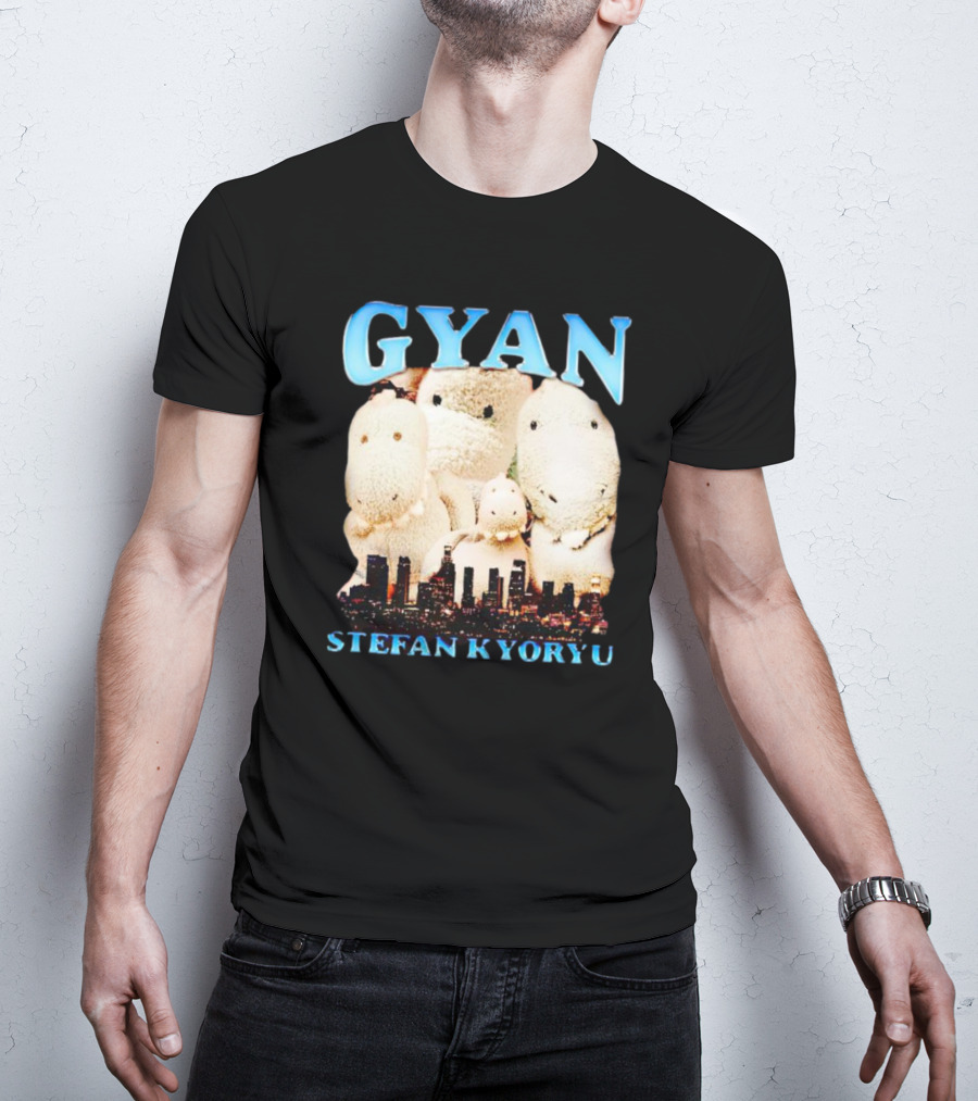 Gyan Stefan Kyoryu Plush Dinos City Skyline T-Shirt