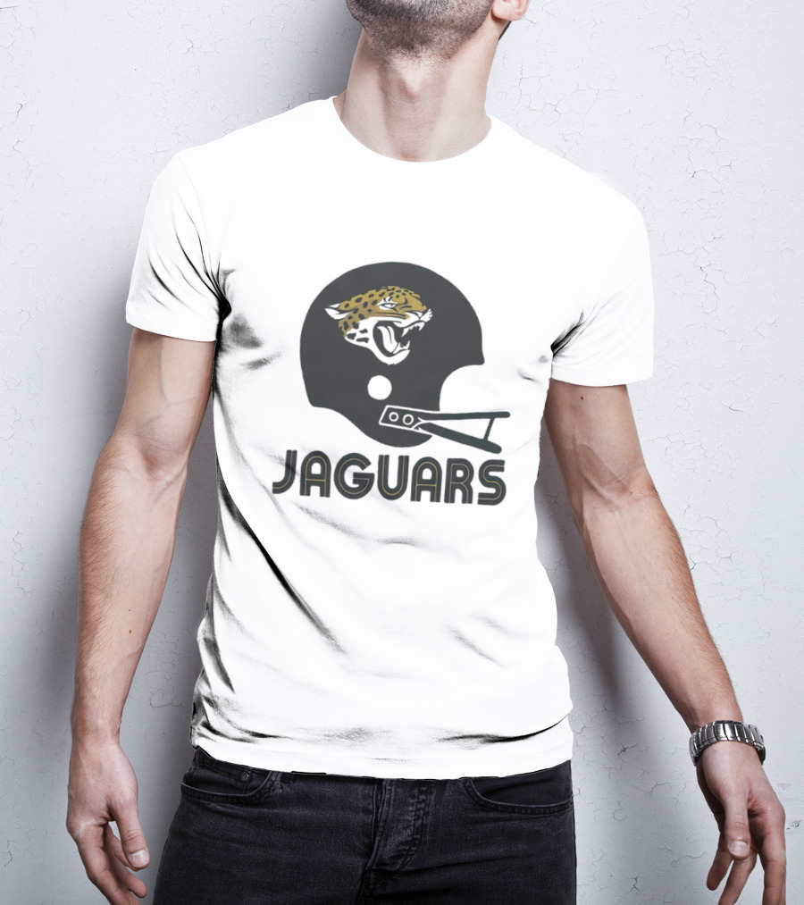 Jaguars Helmet With Jaguar Head T-Shirt