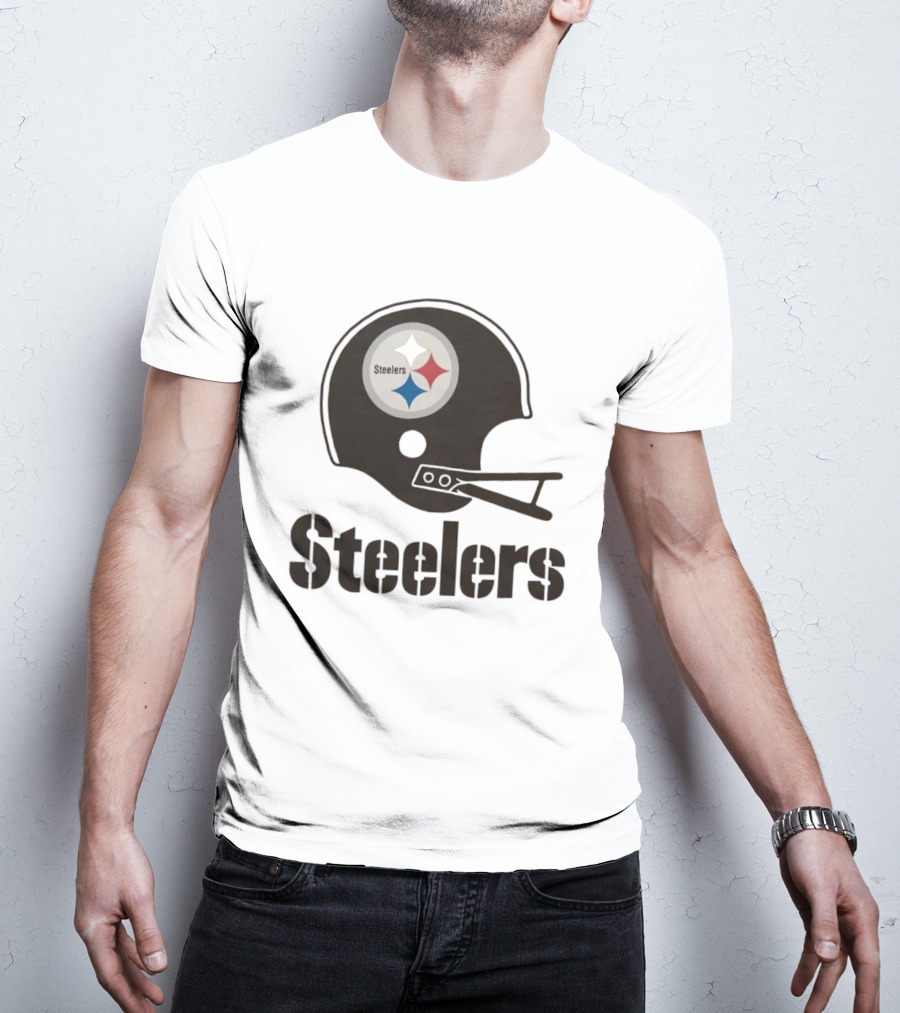 Pittsburgh Steelers Helmet Logo T-Shirt