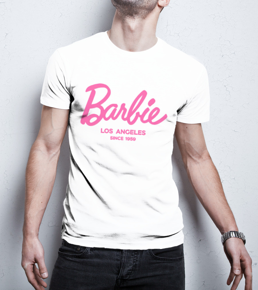 Barbie Los Angeles Since 1959 Retro Pink T-Shirt