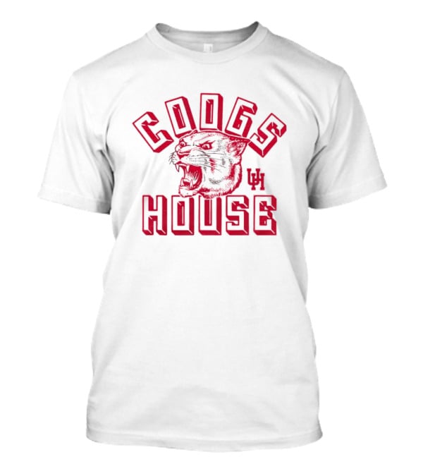 COOGS HOUSE UH COUGARS Roaring Panther T-Shirt