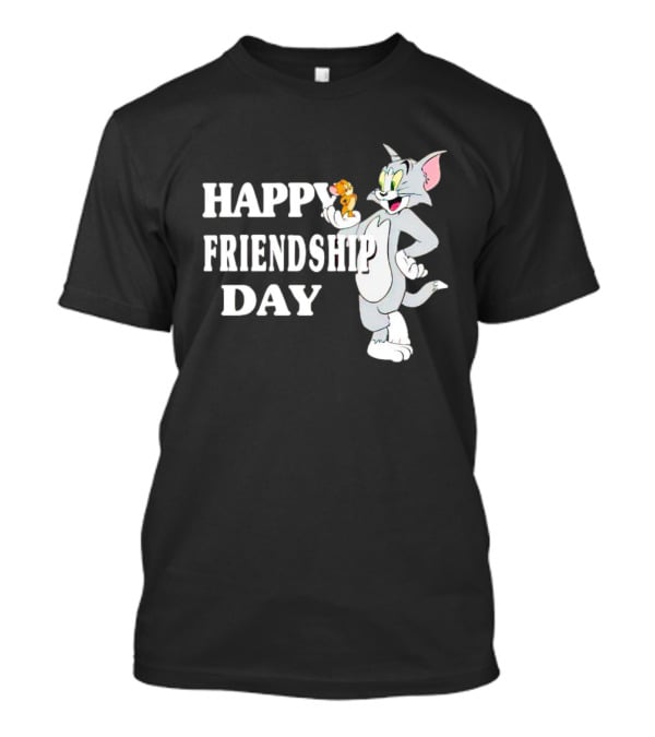 Tom And Jerry Happy Friendship Day T-Shirt