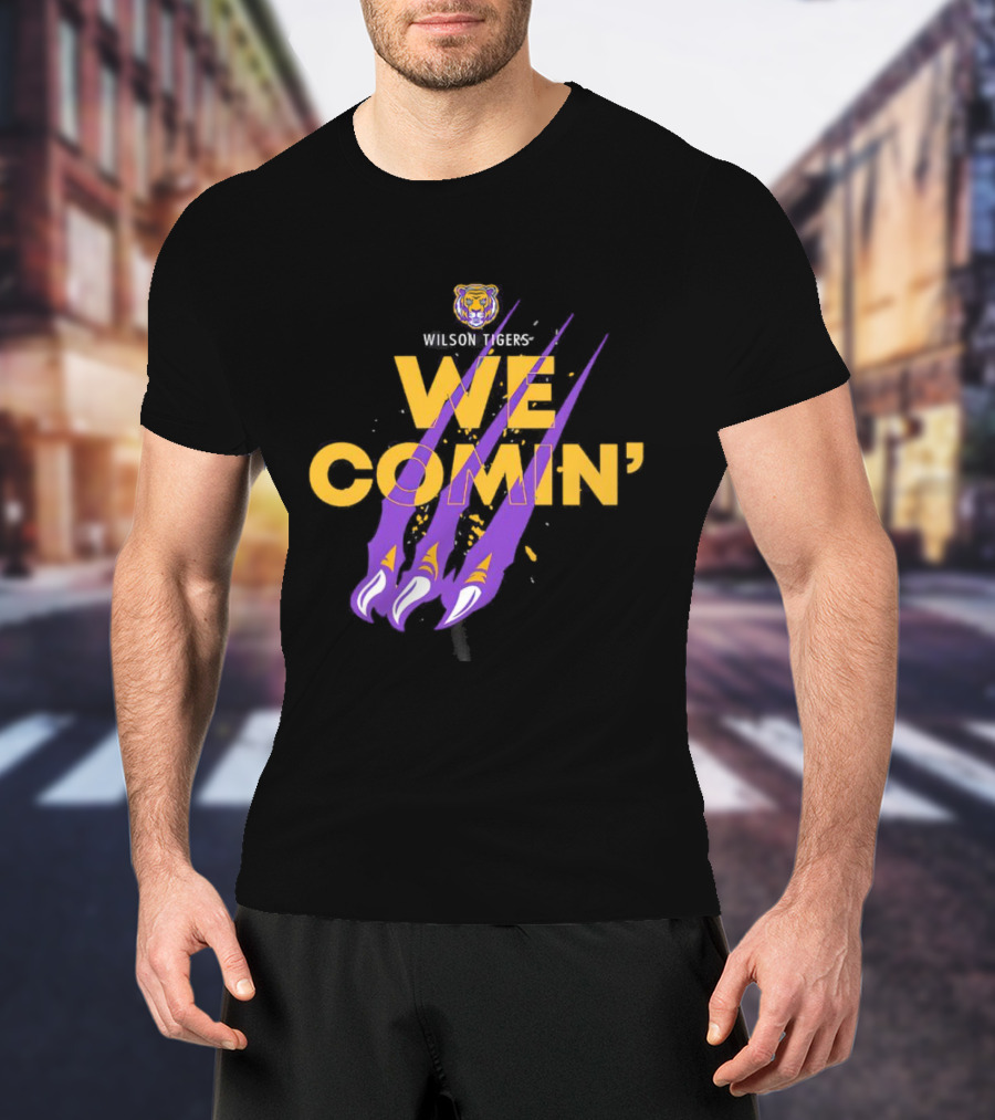 Wilson Tigers We Comin' Tiger Claw Marks T-Shirt