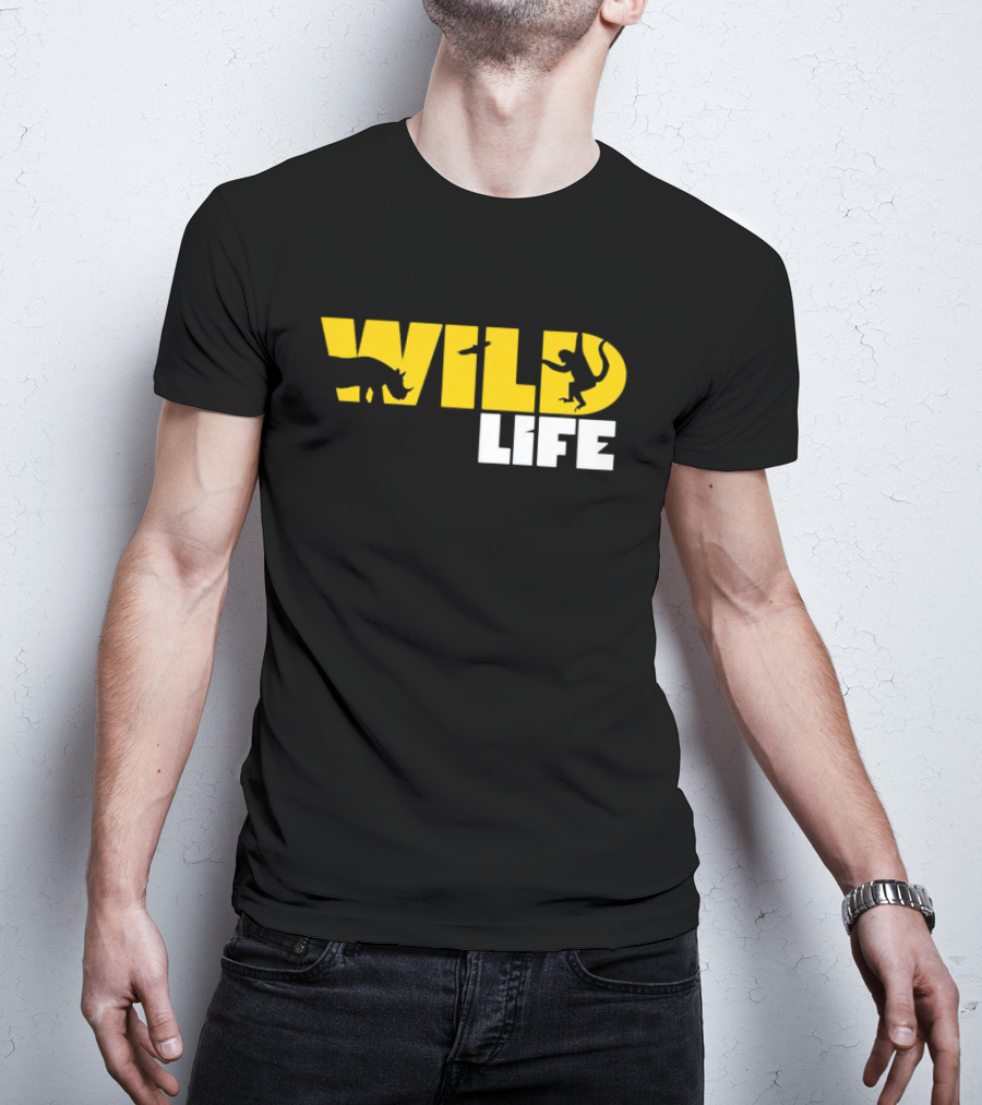 Wild Life Rhino Monkey T-Shirt