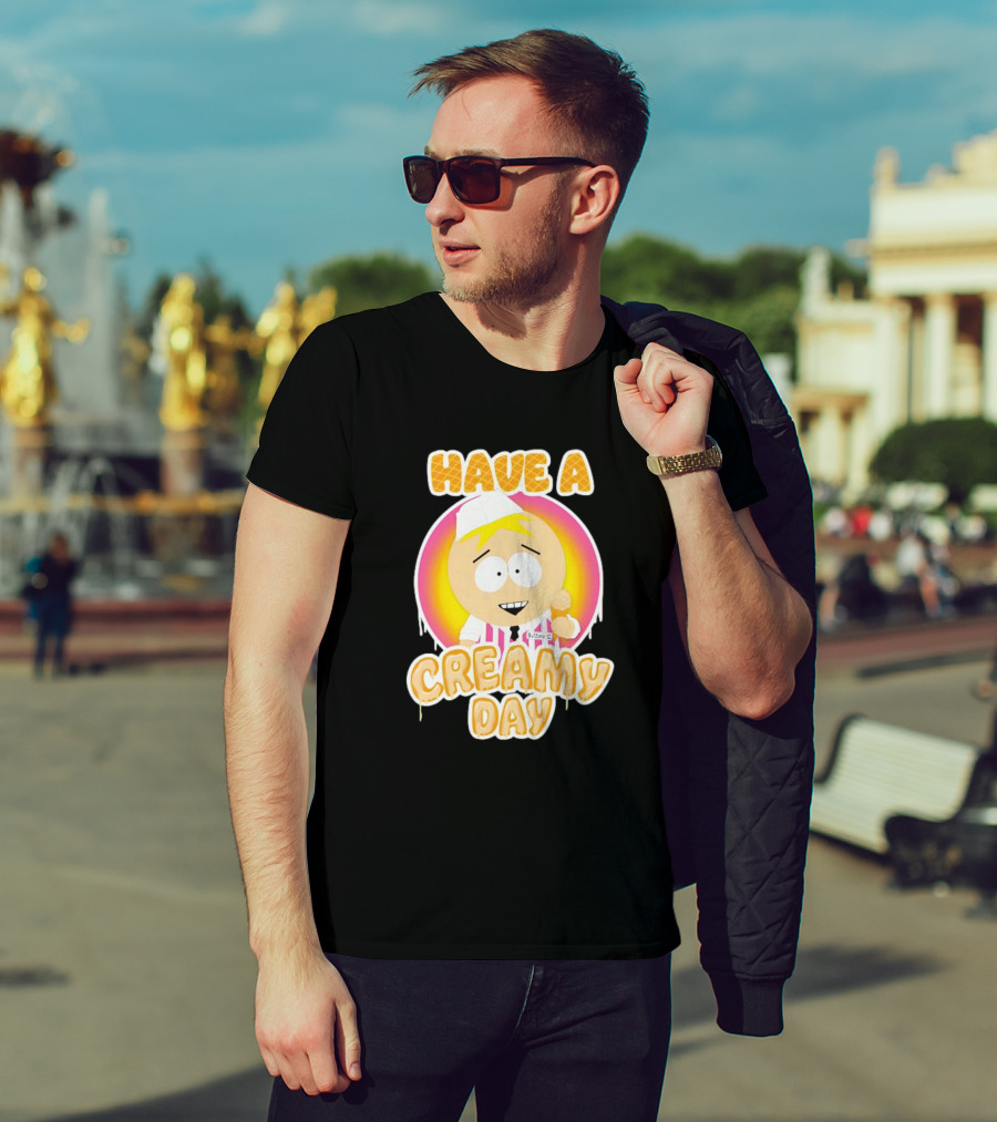Have A Creamy Day DikinBaus Hot Dogs Ice Cream Cone T-Shirt
