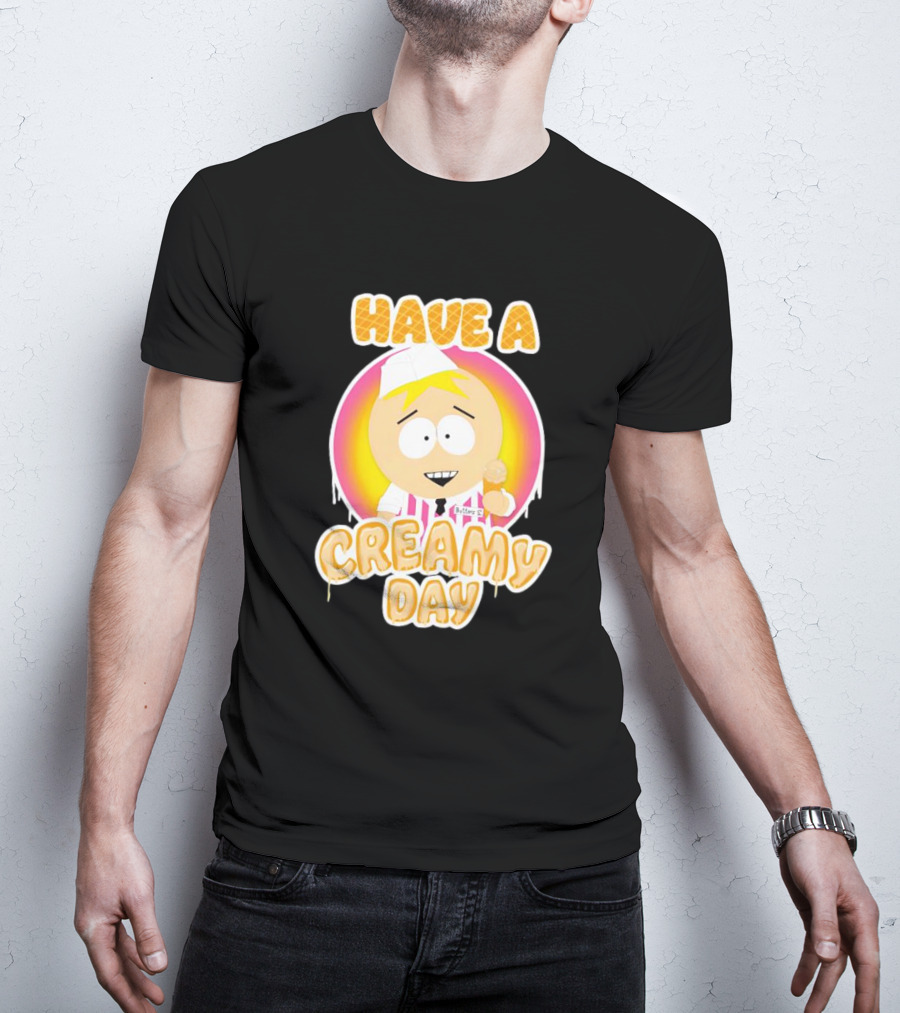 Have A Creamy Day DikinBaus Hot Dogs Ice Cream Cone T-Shirt