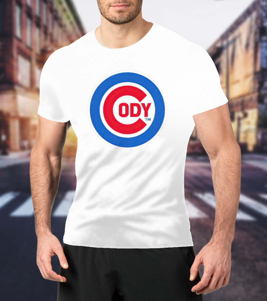 Chicago Cubs Cody Logo Circle Emblem T-Shirt