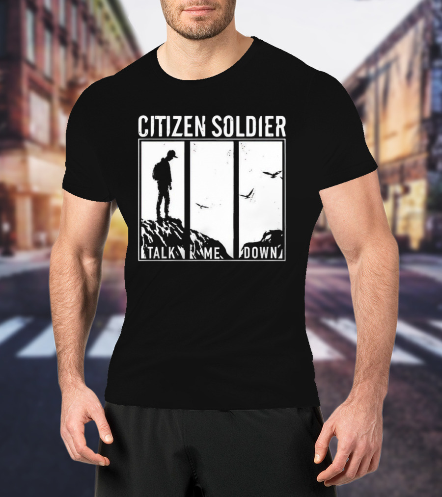 Citizen Soldier Talk Me Down Silhouette With Birds T-Shirt
