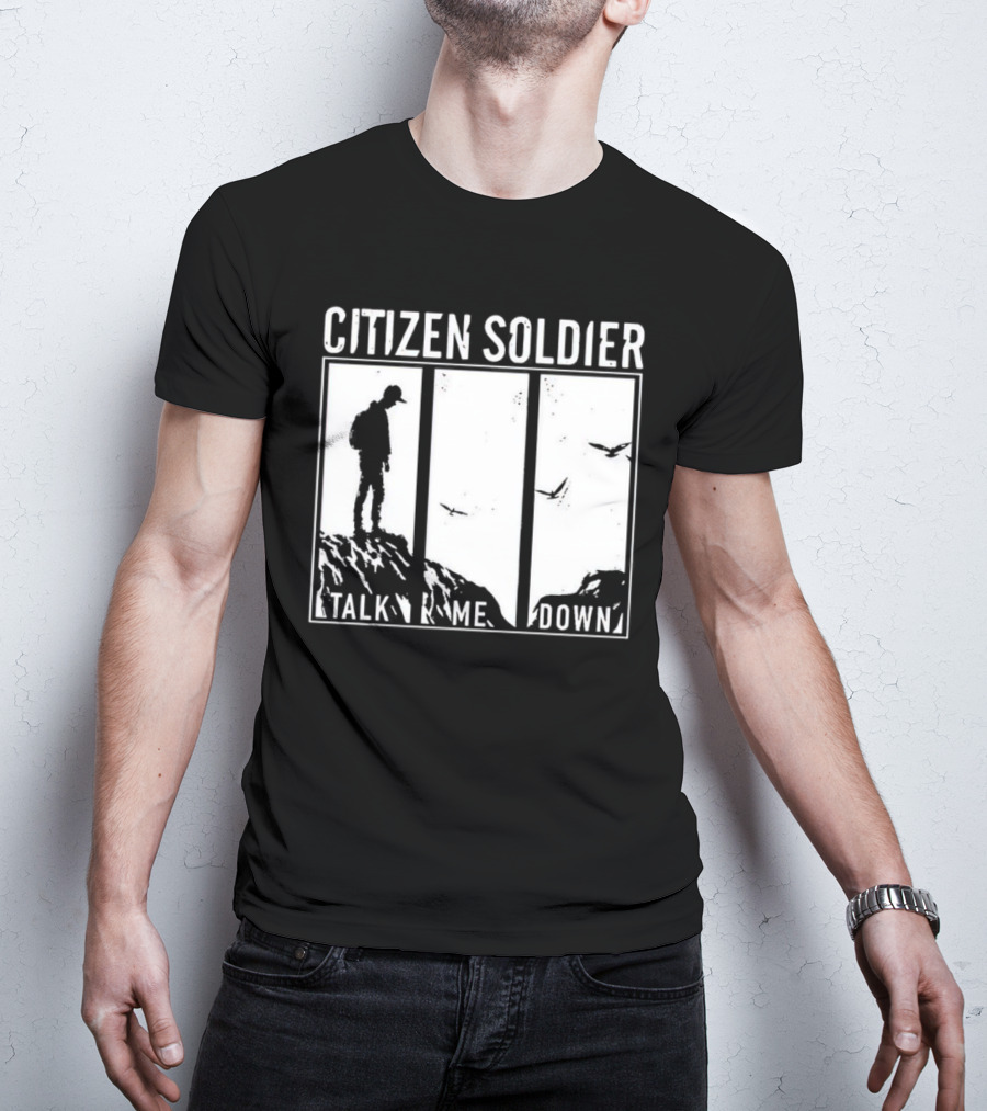 Citizen Soldier Talk Me Down Silhouette With Birds T-Shirt